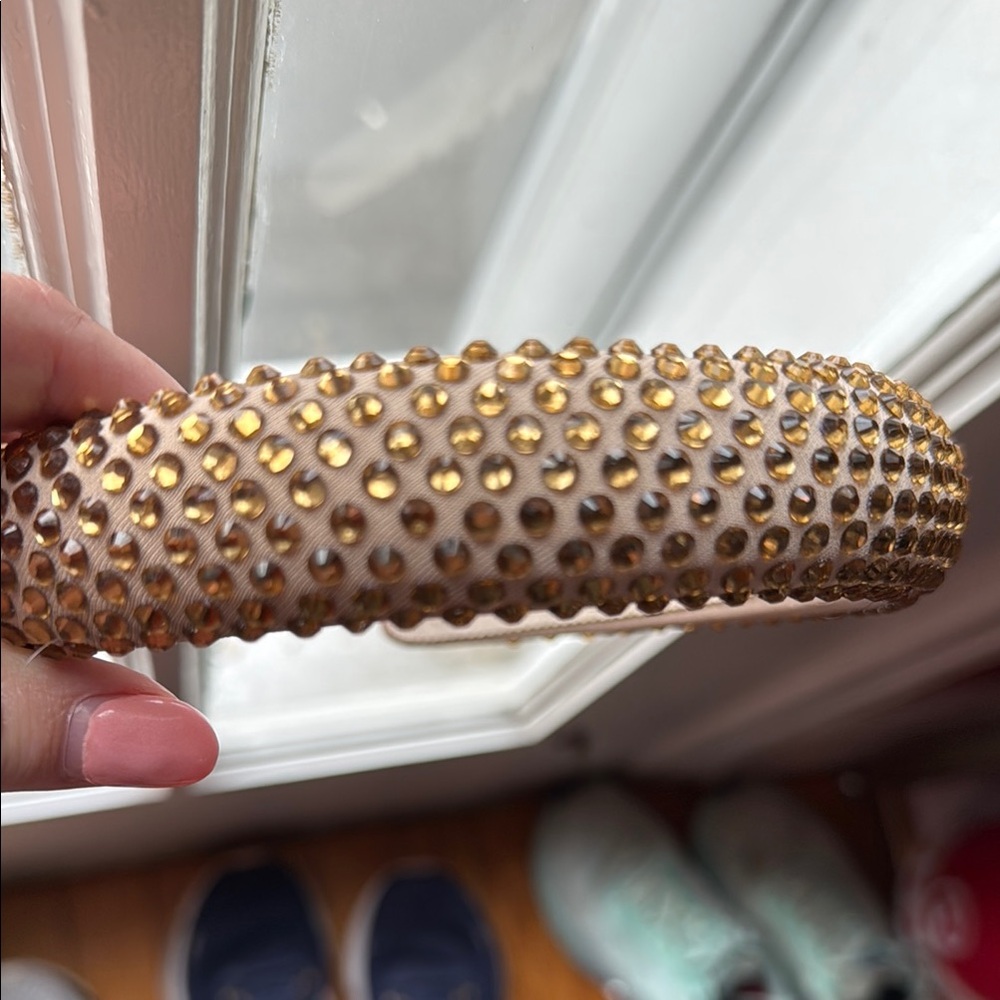 J Crew Gold Crystal Embellished Headband
